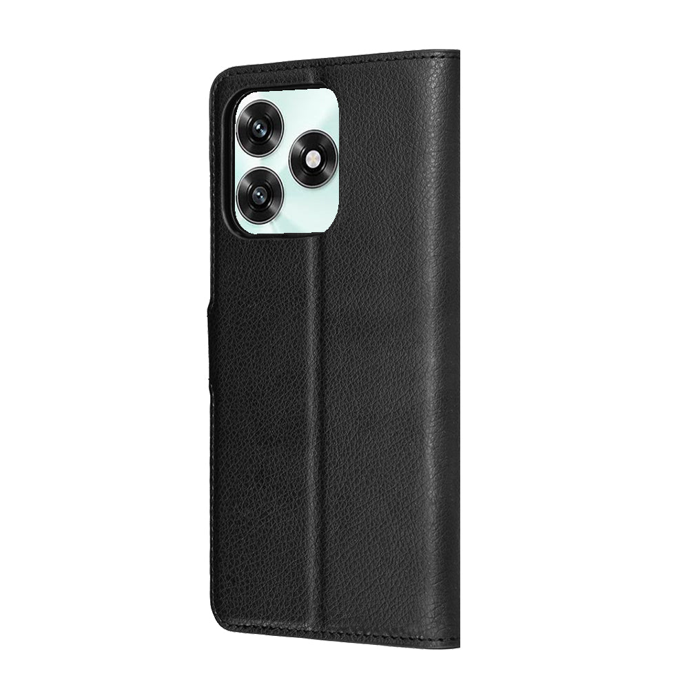 Custodia per Honor X5c Plus, Techsuit, Leather Folio, Nera