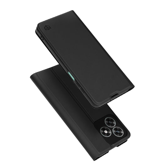 Case for Honor X5c Plus, Techsuit, Magskin Book, Black