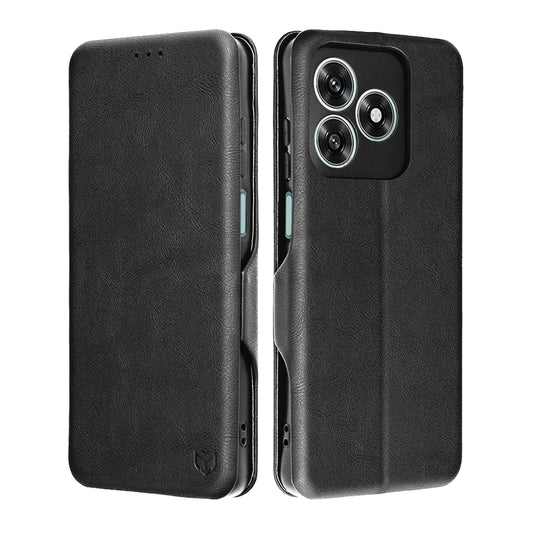 Custodia per Honor X5c Plus, Techsuit, Safe Wallet Plus, Nera