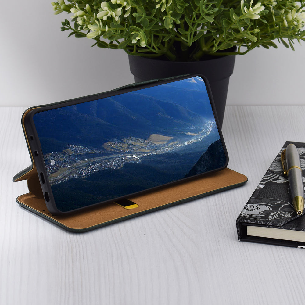 Custodia per Honor X5c Plus, Techsuit, Safe Wallet Plus, Verde