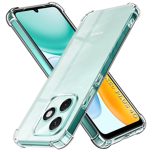 Custodia per Honor X5c Plus, Techsuit, Shockproof Clear, Trasparente