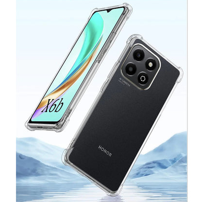 Custodia per Honor X6b, Techsuit, Shockproof Clear, Trasparente