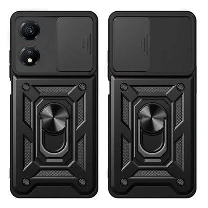 Custodia per Honor X7b 5G / 90 Smart / X7b 4G, Techsuit, CamShield, Nera