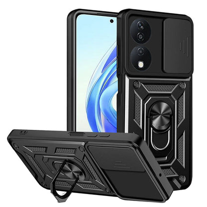 Custodia per Honor X7b 5G / 90 Smart / X7b 4G, Techsuit, CamShield, Nera