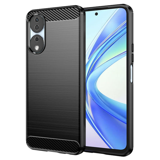 Custodia per Honor X7b 5G / 90 Smart / X7b 4G, Techsuit, Carbonio, Nera