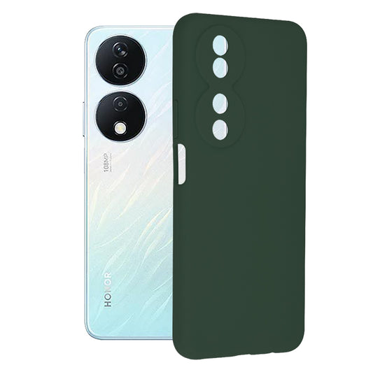 Custodia per Honor X7b 5G / 90 Smart / X7b 4G, Techsuit, Soft Edge, Verde Scuro