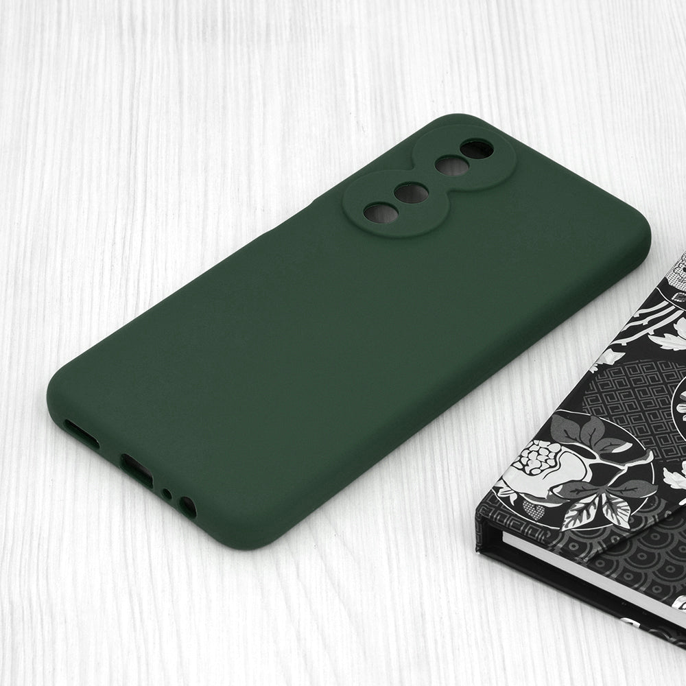 Custodia per Honor X7b 5G / 90 Smart / X7b 4G, Techsuit, Soft Edge, Verde Scuro