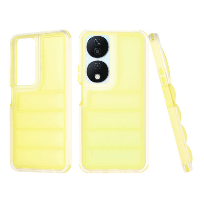 Custodia per Honor X7b 5G / 90 Smart / X7b 4G, Techsuit, Wave Shield, Gialla