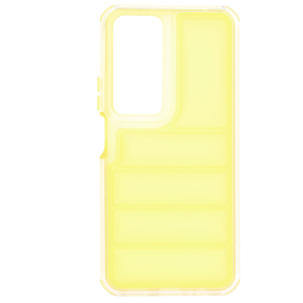 Custodia per Honor X7b 5G / 90 Smart / X7b 4G, Techsuit, Wave Shield, Gialla