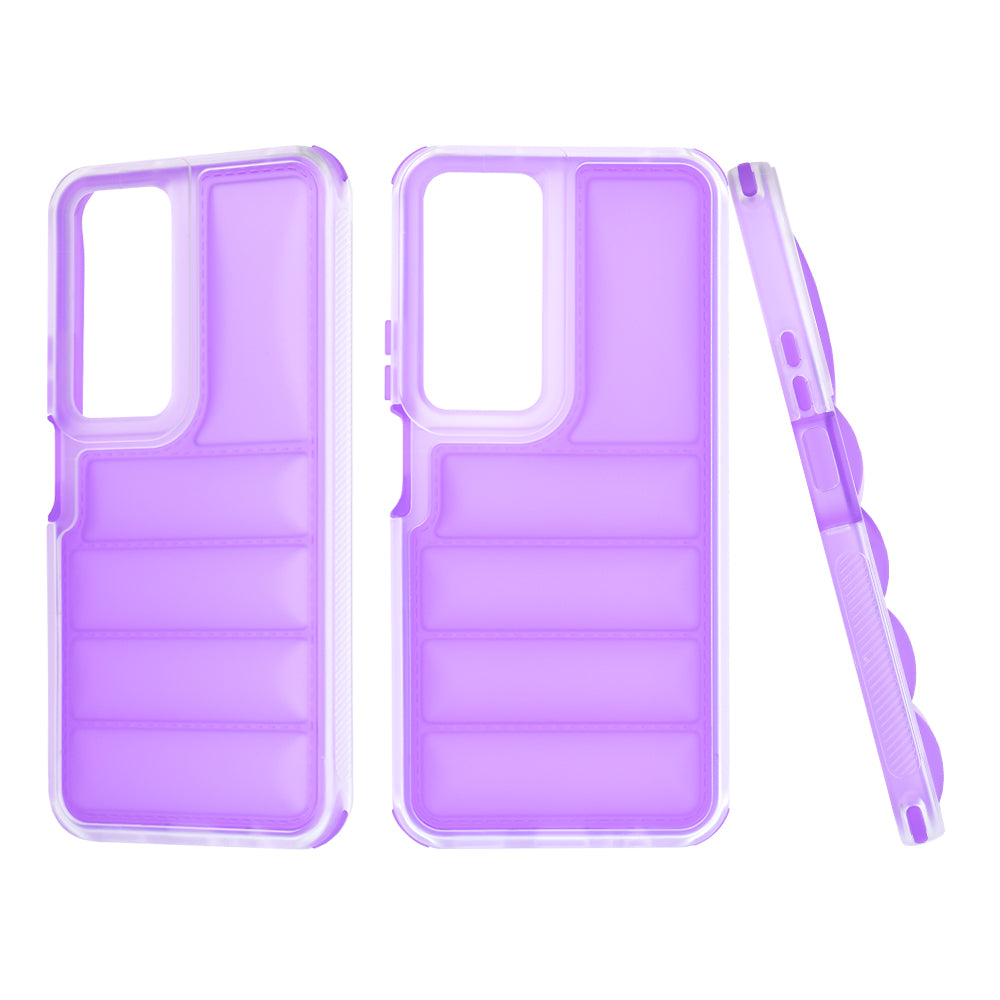 Custodia per Honor X7b 5G / 90 Smart / X7b 4G, Techsuit, Wave Shield, Viola
