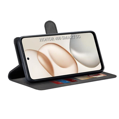 Custodia per Honor 400 Smart 4G / X7d 4G, Techsuit, Diary Book, Nera