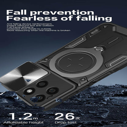 Custodia per Honor X8c, Techsuit, CamGuard Pro, Nera