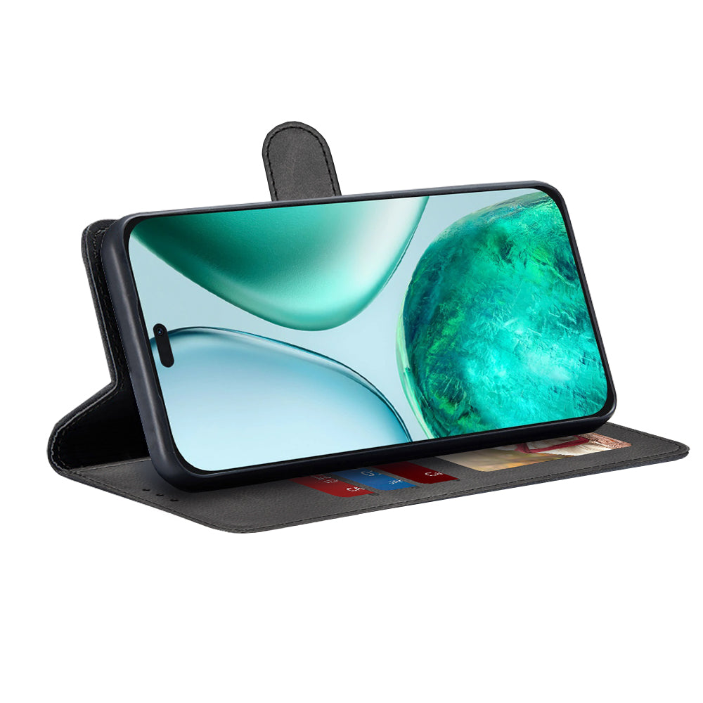 Custodia per Honor X8c, Techsuit, Diary Book, Nera