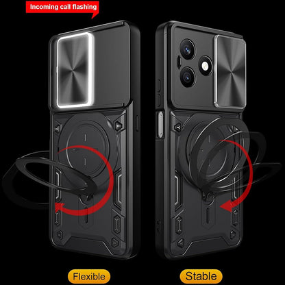 Custodia per Honor X8d, Techsuit, CamGuard Pro, Blu
