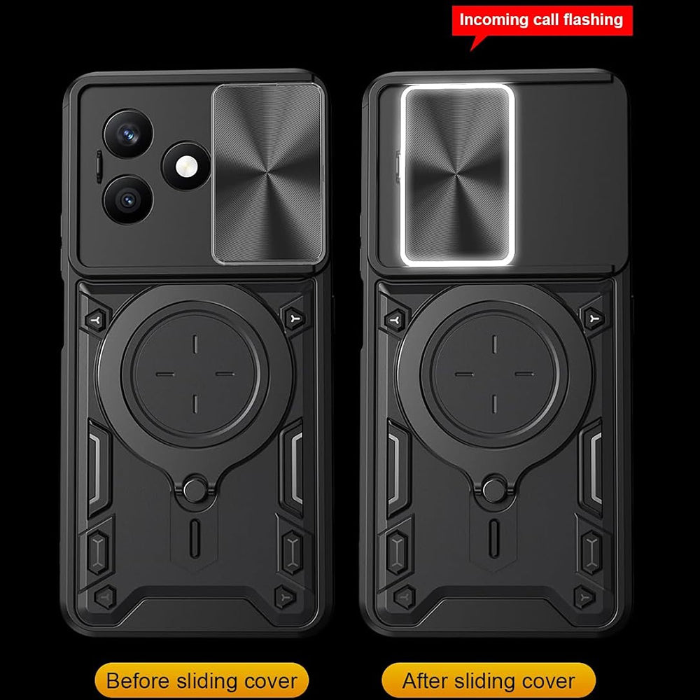 Custodia per Honor X8d, Techsuit, CamGuard Pro, Blu