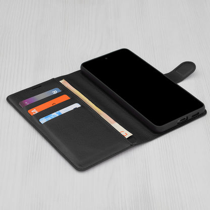 Custodia per Honor X9c / Magic7 Lite, Techsuit, Leather Folio, Nera