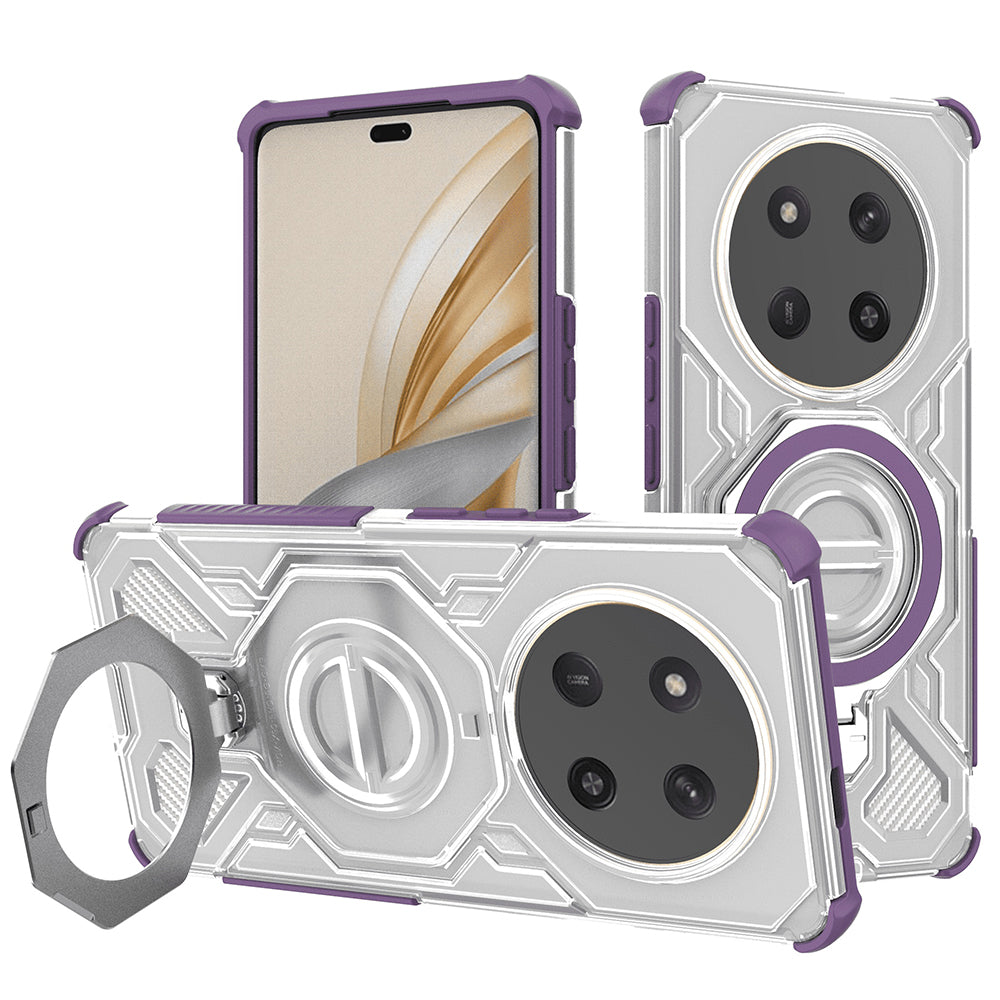 Custodia per Honor X9c / Magic7 Lite, Techsuit, Carbon Shield Pro, Viola