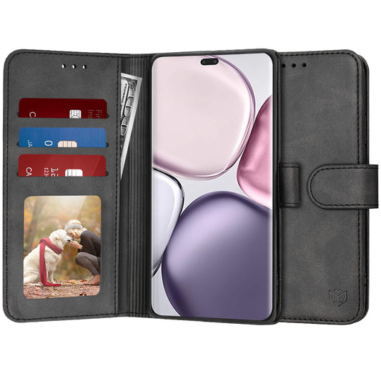 Custodia per Honor X9c / Magic7 Lite, Techsuit, Diary Book, Nera