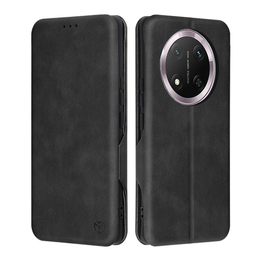 Custodia per Honor X9c / Magic7 Lite, Techsuit, Safe Wallet Plus, Nera