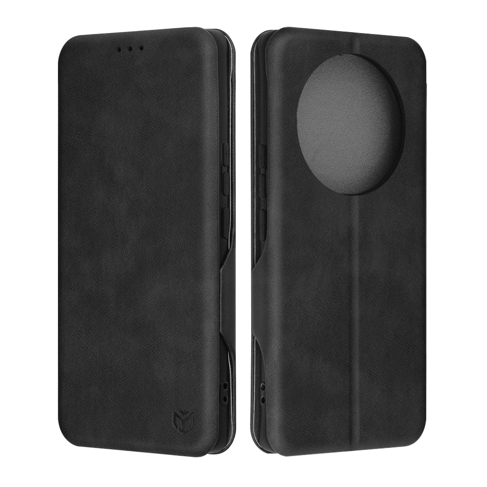 Custodia per Honor X9c / Magic7 Lite, Techsuit, Safe Wallet Plus, Nera