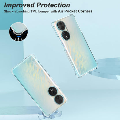 Custodia per Honor X9c / Magic7 Lite, Techsuit, Shockproof Clear, Trasparente