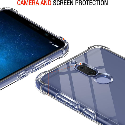 Custodia per Huawei Mate 10 Lite, Techsuit, Shockproof Clear, Trasparente