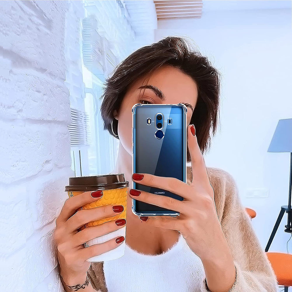 Custodia per Huawei Mate 10 Pro, Techsuit, Shockproof Clear, Trasparente