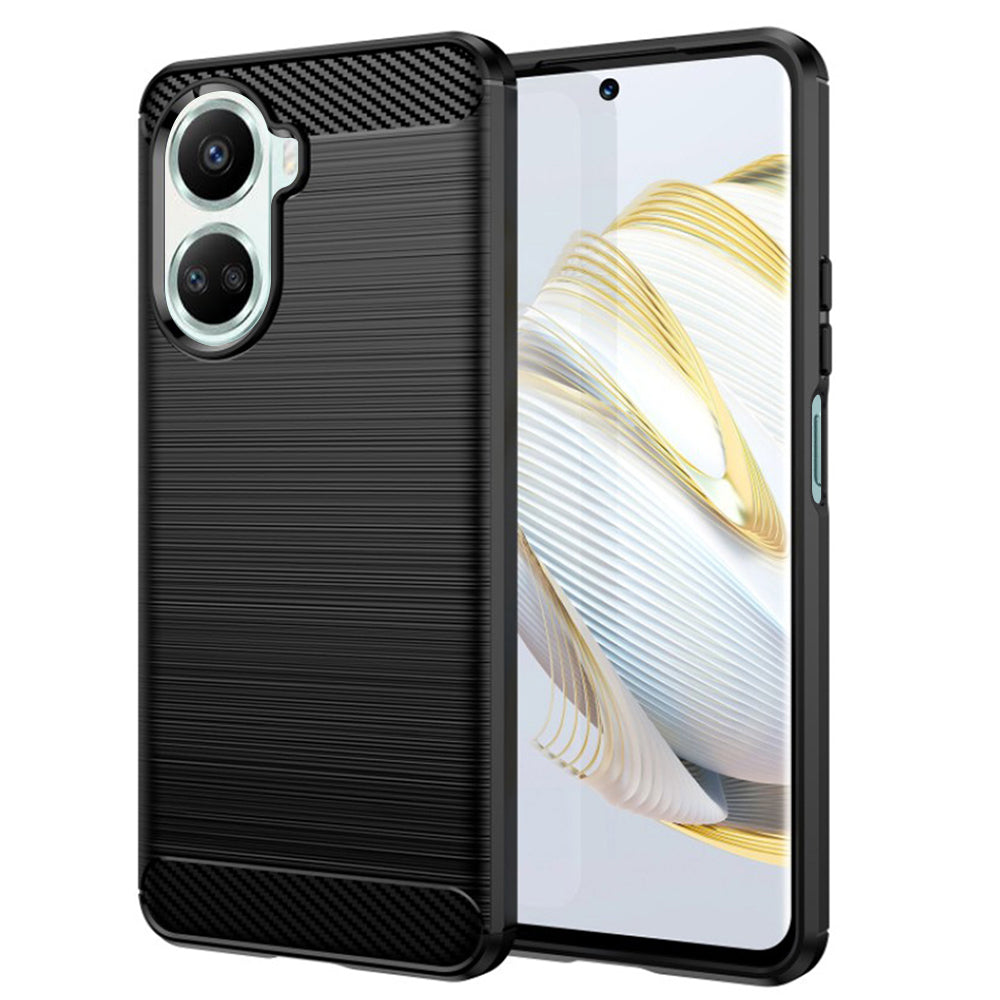 Case for Huawei nova 10 SE, Techsuit, Carbon, Black