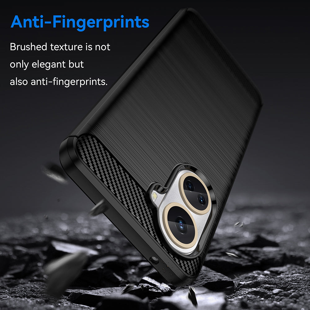 Case for Huawei nova 10 SE, Techsuit, Carbon, Black