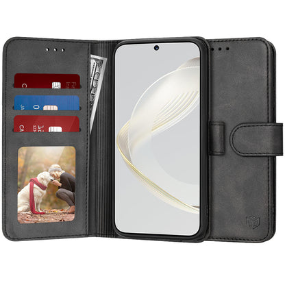 Custodia per Huawei nova 12s / nova 11, Techsuit, Diary Book, Nera