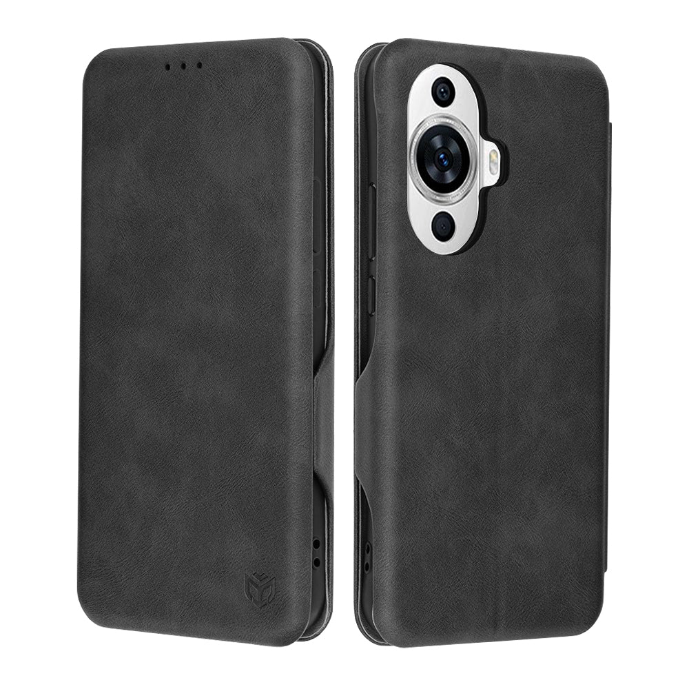 Case for Huawei nova 12s / nova 11, Techsuit, Safe Wallet Plus, Black