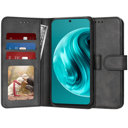 Custodia per Huawei nova 13i / nova 12i, Techsuit, Diary Book, Nera