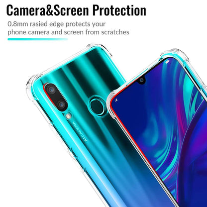 Case for Huawei P Smart (2019), Techsuit, Shockproof Clear, Transparent