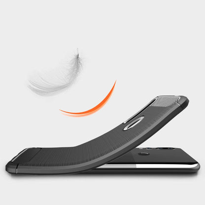 Custodia per Huawei P Smart Z, Techsuit, Carbonio, Nera