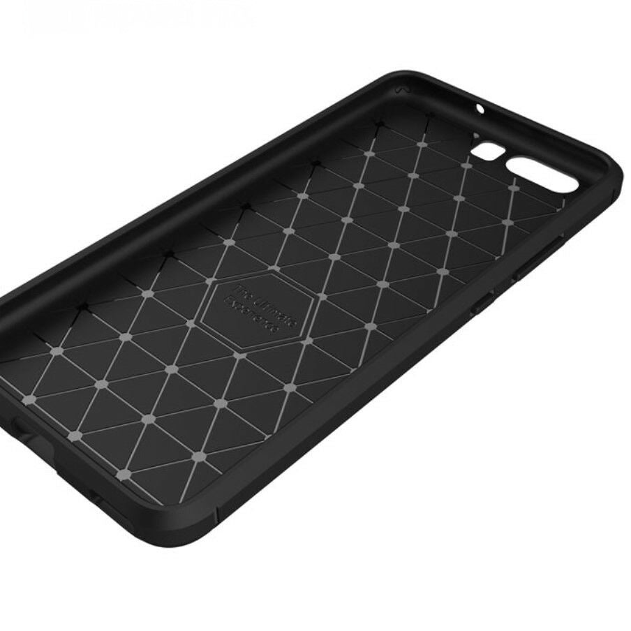 Case for Huawei P10, Techsuit, Carbon, Black