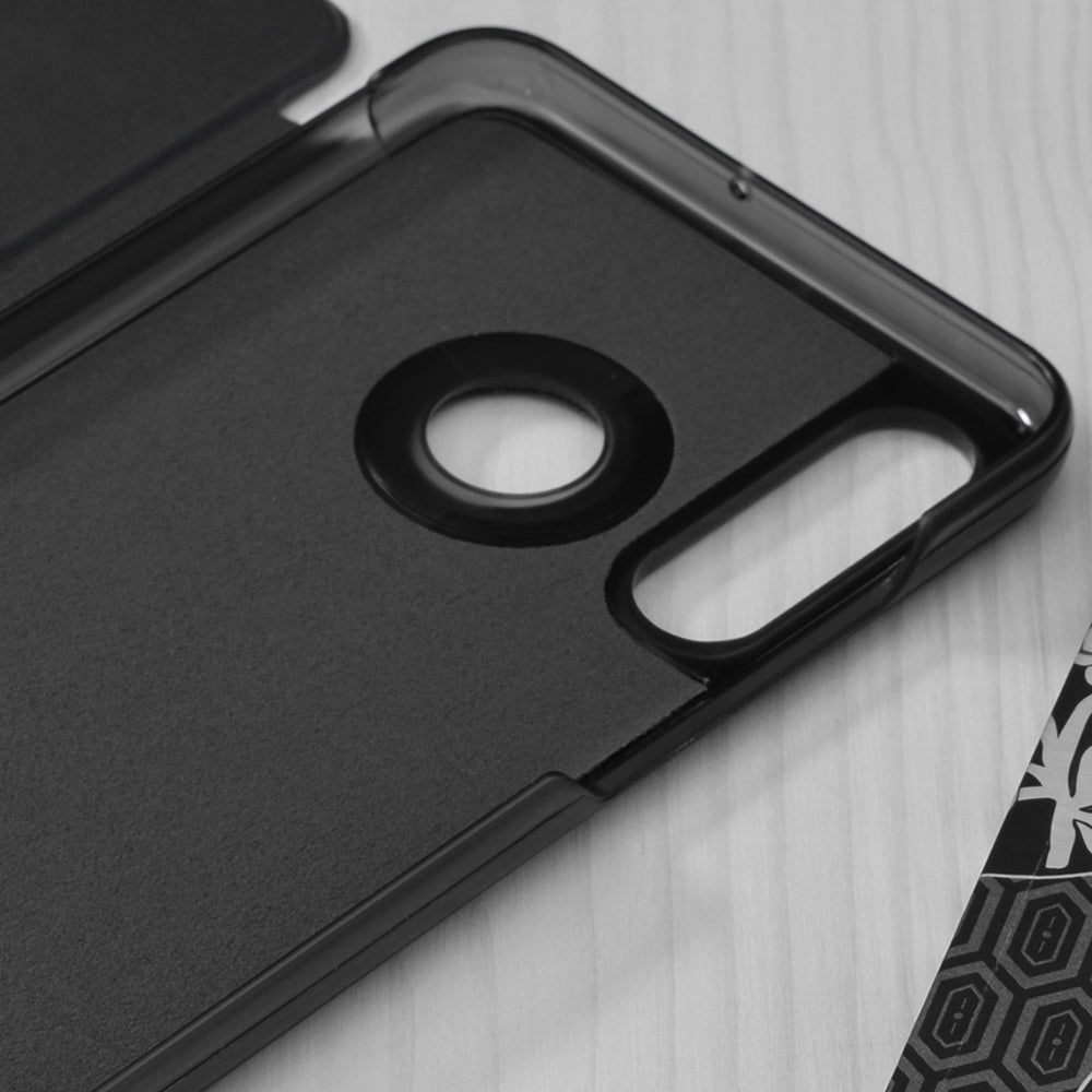 Custodia per Huawei P30 lite New Edition / P30 lite, Techsuit, eFold, Nera