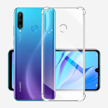 Custodia per Huawei P30 lite New Edition / P30 lite, Techsuit, Shockproof Clear, Trasparente