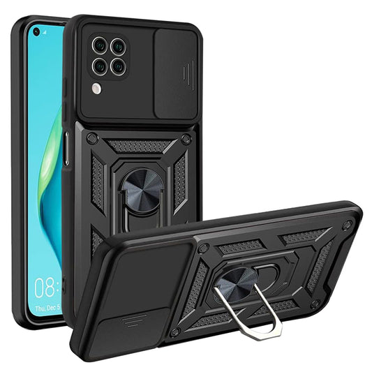 Custodia per Huawei P40 lite 4G, Techsuit, CamShield, Nera