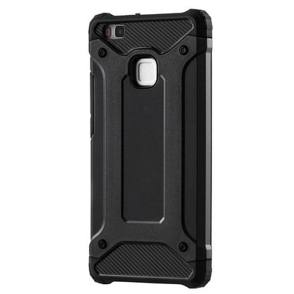 Custodia per Huawei P9 lite (2016), Techsuit, Hybrid Armor, Nera