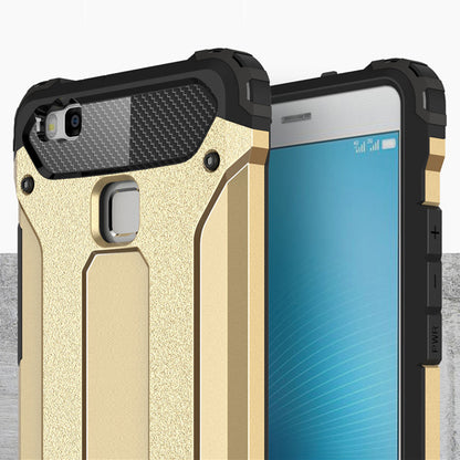 Custodia per Huawei P9 lite (2016), Techsuit, Hybrid Armor, Nera