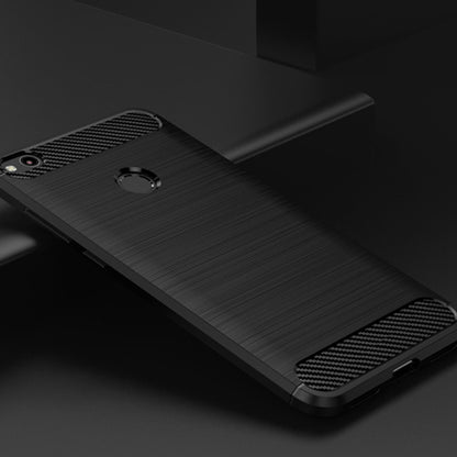 Custodia per Huawei P9 Lite (2017) / P8 Lite (2017), Techsuit, Carbonio, Nera