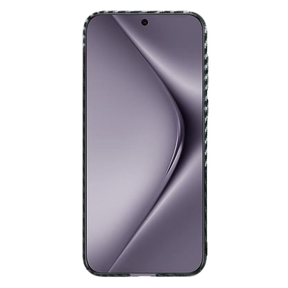Custodia per Huawei Pura 70 Pro, Techsuit, Carbonite FiberShell, Nero Grigio