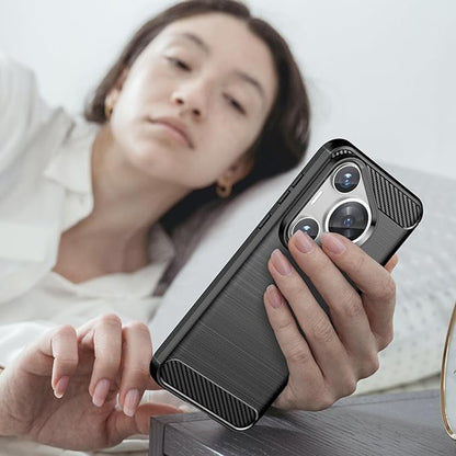 Case for Huawei Pura 70, Techsuit, Carbon, Black