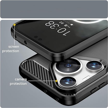 Case for Huawei Pura 70, Techsuit, Carbon, Black