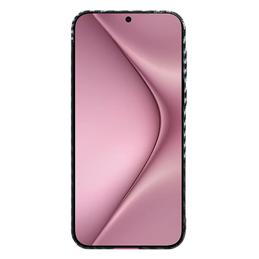 Custodia per Huawei Pura 70, Techsuit, Carbonite FiberShell, Nero Grigio