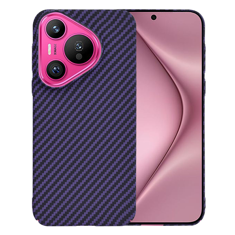Custodia per Huawei Pura 70, Techsuit, Carbonite FiberShell, Viola
