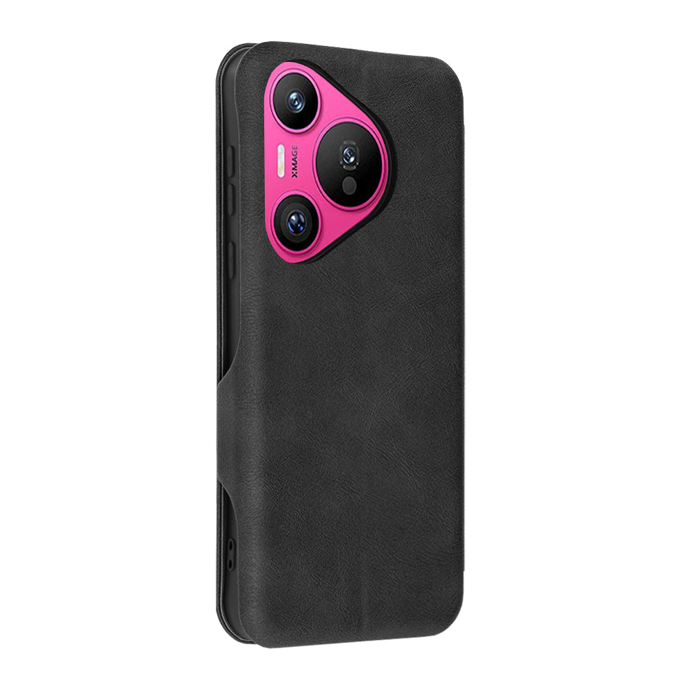 Custodia per Huawei Pura 70, Techsuit, Safe Wallet Plus, Nera