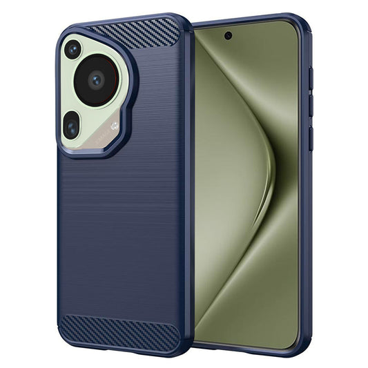 Custodia per Huawei Pura 70 Ultra, Techsuit, Carbonio, Blu