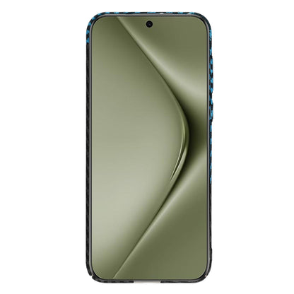 Custodia per Huawei Pura 70 Ultra, Techsuit, Carbonite FiberShell, Nero Bleu