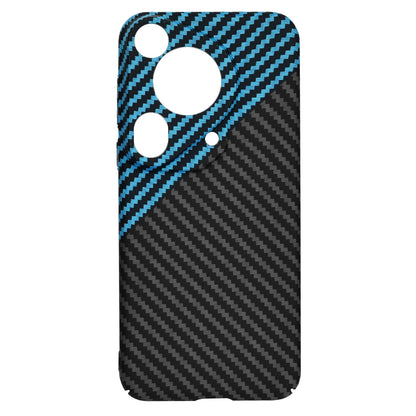 Custodia per Huawei Pura 70 Ultra, Techsuit, Carbonite FiberShell, Nero Bleu
